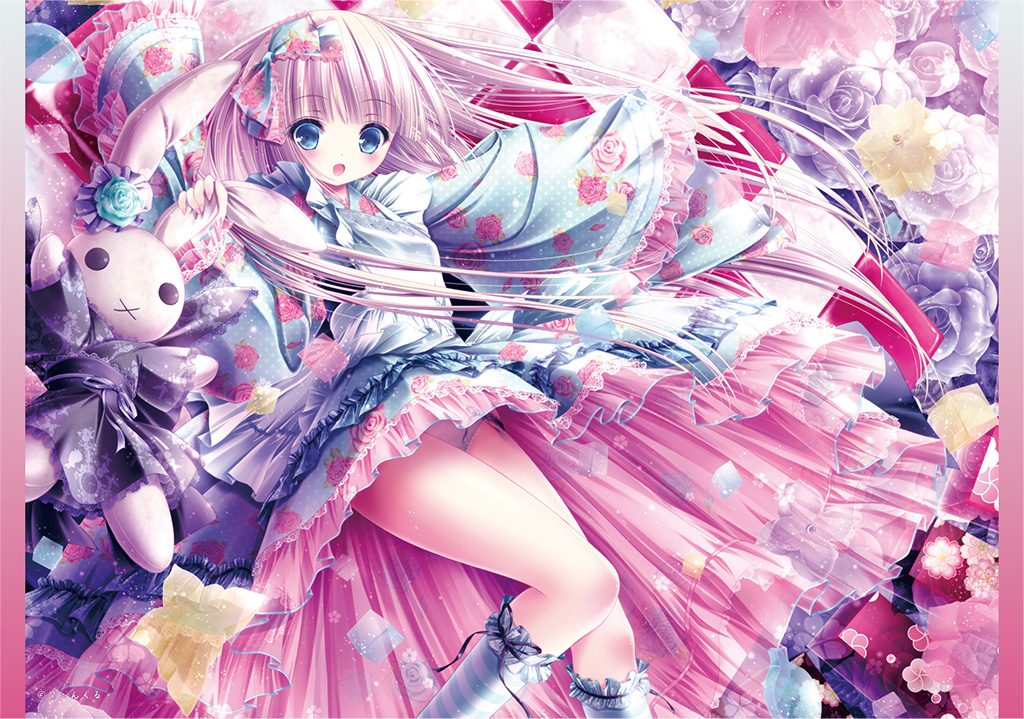 「神絵祭」 第2弾 ファイナルドロー賞 三嶋くろね「アンシエライブ」ラバーマット ブロッコリートレカアイテムくじEX 「神絵祭」第2弾 ファイナル